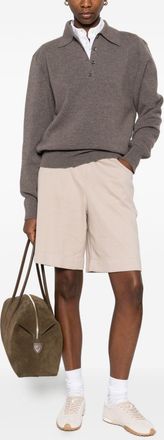 Brunello Cucinelli Brunello Cucinelli Womens Cotton Bermuda Shorts - Ivory - Size EU 36 (Womens)