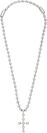 Diesel Stainless Steel Chain Necklace - Necklaces - Unisex - Silver
