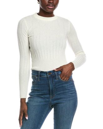 Amicale Cashmere Variegated Cashmere Sweater