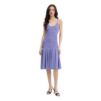 Pinko Pinko - Pyrus Jurk - Dames - Jurken - Paars - Maat: S Nylon