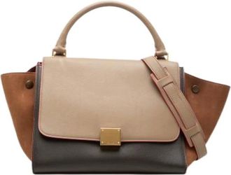 Celine Pre-owned Trapeze - Dames - Pre-owned - Bruin - Maat: ONE Size Leer