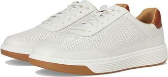 Johnston & Murphy Dawson Perfed U-throat Mens Shoes White : 11.5 M (D), Leather