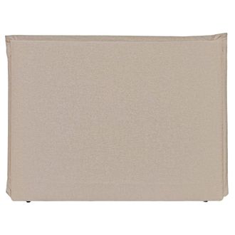 NATYAL Cabecero tapizado desenfundable para cama de 150cm en color topo