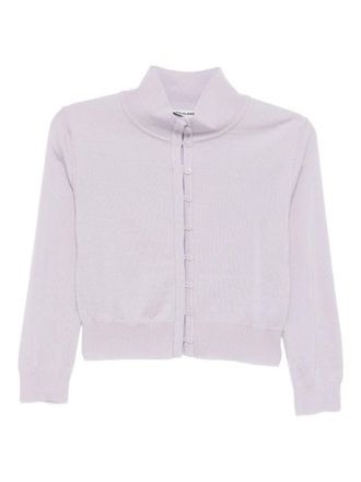 Low Classic high neck cardigan - Purple