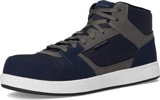 Skechers Mens Skechers Watab - Shred - Shield Navy Gray Comp Toe Work Boots ZOGG2521