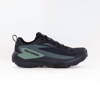 Salomon Mens Genesis Gtx Trail Running Shoe In Black/agave Green/urban Chic
