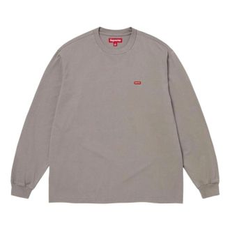 SUPREME SS26 Small Box L/S T-Shirt Grey SUP-SS26-017-GRY
