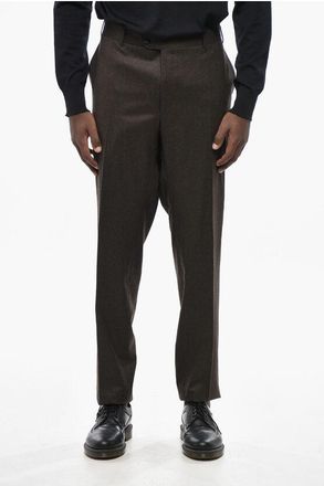 Corneliani Virgin Wool Plain Hems Pants size 56