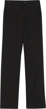N&deg;21 high-waist straight-leg trousers - women - Viscose - 42 - Black