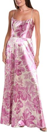 Rene Ruiz Faille Gown