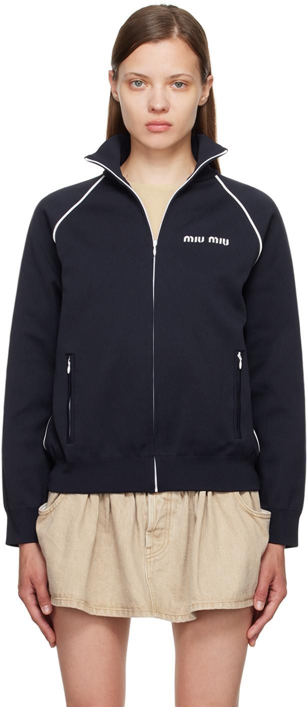 ジャケット・アウター MIU MIU archive Nylon Track Jacket Miu Miu Nylon Track Jacket in Red | Lyst