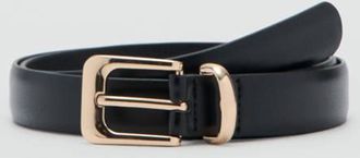 Mango Cintura fibbia quadrata nero - Donna - XL - MANGO