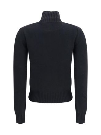 Ami Turtleneck Sweater - Black
