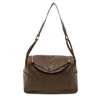 Herm&egrave;s Pre-owned Lindy 34 - Dames - Pre-owned - Bruin - Maat: ONE Size Leer
