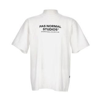 Pas Normal Studios T-Shirts, male, White, Size: XL Off-Race Logo T-Shirt