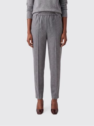 Fabiana Filippi Pantaloni modello straight in lana con vita media elasticizzata