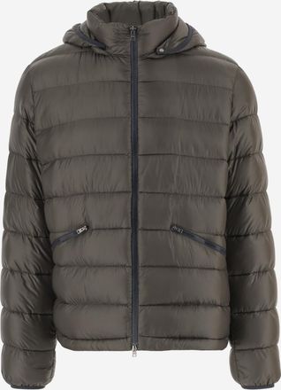 Herno Dark Green Nylon Padded Down Jacket