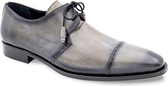 Mezlan 2-Eyelet Cap Toe Leather Derby in Pearl Grey at Nordstrom Rack, Size 11.5