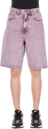 Carhartt Work in Progress Brandon Short - Dames - Denim shorts - Paars - M - Katoen - Korte Broeken