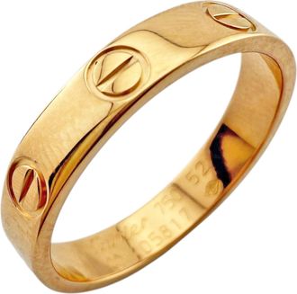 Cartier Pink Gold Pink Gold (18K) Band Ring (Pre-Owned)