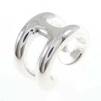 Herm&egrave;s Silver 925 Band Ring (Pre-Owned)