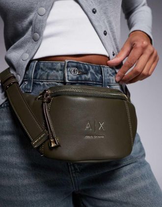 A|X Armani Exchange Alice - Marsupio a tracolla piccolo kaki-Verde