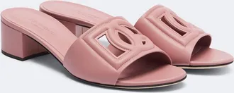 Dolce & Gabbana DG leather mules