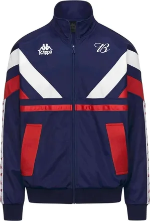 Kappa Fitness, Heren, Blauw, M, Polyester, Authentic Maxim Fleece Jacket