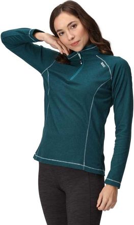 Regatta Great Outdoors Womens/Ladies Montes Half Zip Fleece Top (12 UK) (Gulfstream)