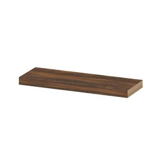 Bernacchini 20d wandplank - 60x20x3.5cm - voorzijde afgekant - tbv nis - MFC Noten