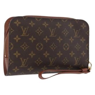 Louis Vuitton Pre-owned Clutches, female, Brown, Size: ONE SIZE Pre-owned Vintage Monogram Clutch