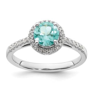 Diamond2Deal 14k White Gold Lab Grown Diamond Wedding Band Ring 1/5Ct Clarity- VS Color- G-H