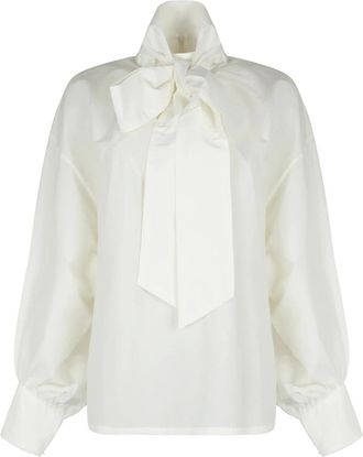 Zimmermann Dames, Blouses & Shirts, Beige, Maat: S Katoen