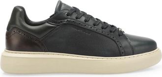 Ambitious Eclipse Brogue Sneaker - Heren - Sneakers - Blauw - 46 EU - Leer - Schoenen