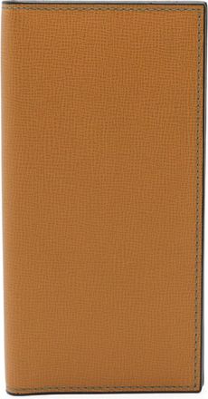 Valextra Leather Vertical 12 Card Long Wallet
