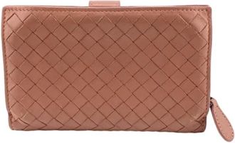 Bottega Veneta Pre-owned Wallets, female, Pink, Size: ONE SIZE Pre-owned Vintage Fabric Wallet