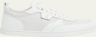 Christian Louboutin Mens Tutti Rui Leather Low-Top Sneakers