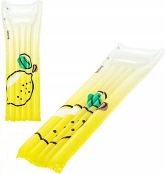 Trade Shop Trade Shop - Materassino Gonfiabile Galleggiante Piscina Grafica Con Limone 183 X 69 Cm 44122