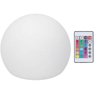 OEM Bola De Luz Led Con Control Remoto De 24 Teclas, L&aacute;mpara Globo Rgbw, Luz Nocturna Con 16 Colores Regulables, 4 Modos, 15x15cm -crezuo