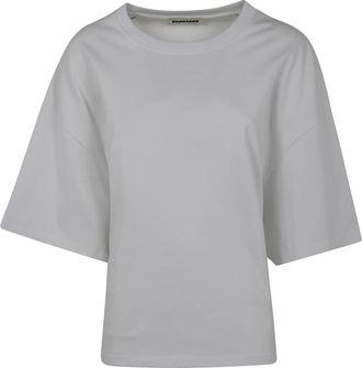 Darkpark Draped Short Sleeved Tee - Dames - T-shirts - Wit - XS - Tops