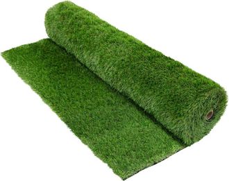 ECD Germany C&eacute;sped artificial 35 mm en rollo 100 x 1000 cm 10m&sup2; alfombra verde