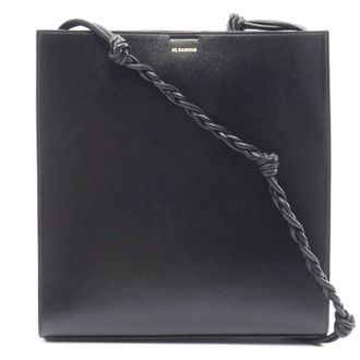 Jil Sander TANGLE Medium Leather Shoulder Bag
