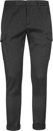 Dondup Roll-up Enkelmanchet Broek - Heren - Slim Fit Broeken - Grijs - W30 - Katoen - Broeken