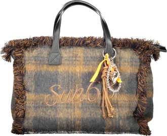 Sun 68 Cali Midi Bag - Dames - Shoppers - Veelkleurig - ONE Size - Wol - Tassen