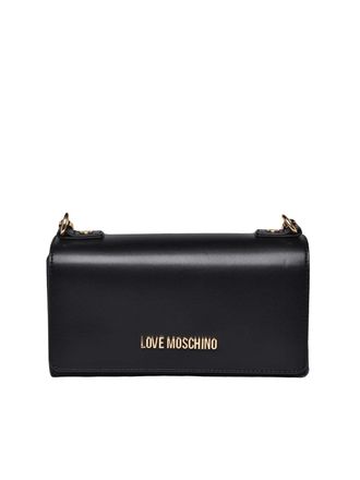 Love Moschino Shoulder Bag With Internal Compartments And Gold-Tone Accents
