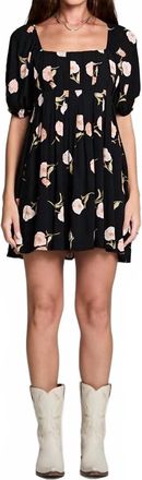 Saltwater Luxe Summer Mini Dress In Black