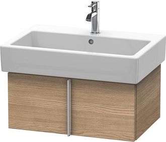 Duravit Duravit Vero Vanity 6105, De Pared, Con 1 Extra&iacute;ble, 650mm, Color (frente/cuerpo): Decoraci&oacute;n Roble Europeo - Ve610505252