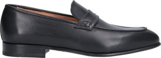 Ferragamo Black Round Toe Smooth Leather Loafers