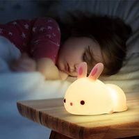 OEM Luz Nocturna Led Infantil Con Interruptor T&aacute;ctil, Luz Nocturna Port&aacute;til De Silicona Para La Habitaci&oacute;n Del Beb&eacute; - Crezuo