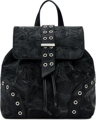 Desigual Mini Faux Leather Backpack in Black at Nordstrom